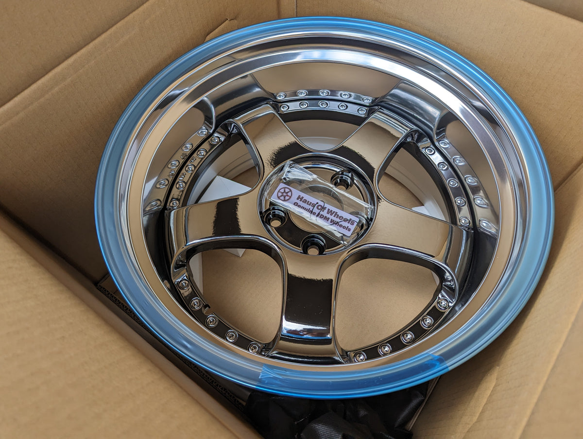 SSR SP1 SBC Chrome | 5x114.3 | F: 18x9.5 +12 / R: 18x10.5 +18 | New | 3 Piece – product photo 7