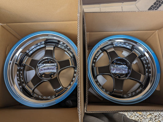 SSR SP1 SBC Chrome | 5x114.3 | F: 18x9.5 +12 / R: 18x10.5 +18 | New | 3 Piece