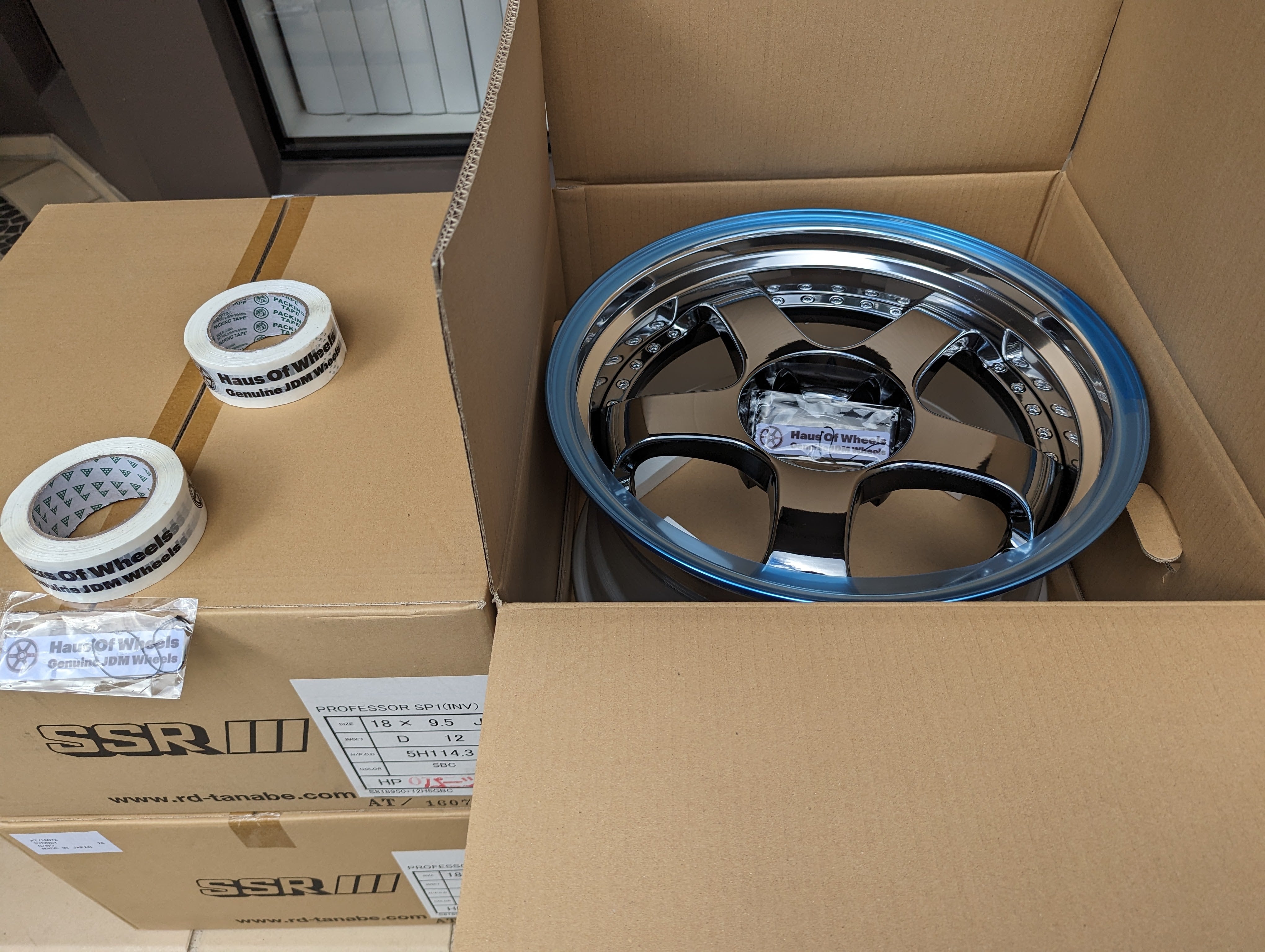 SSR SP1 (SBC - Chrome) - 3 Piece Wheels