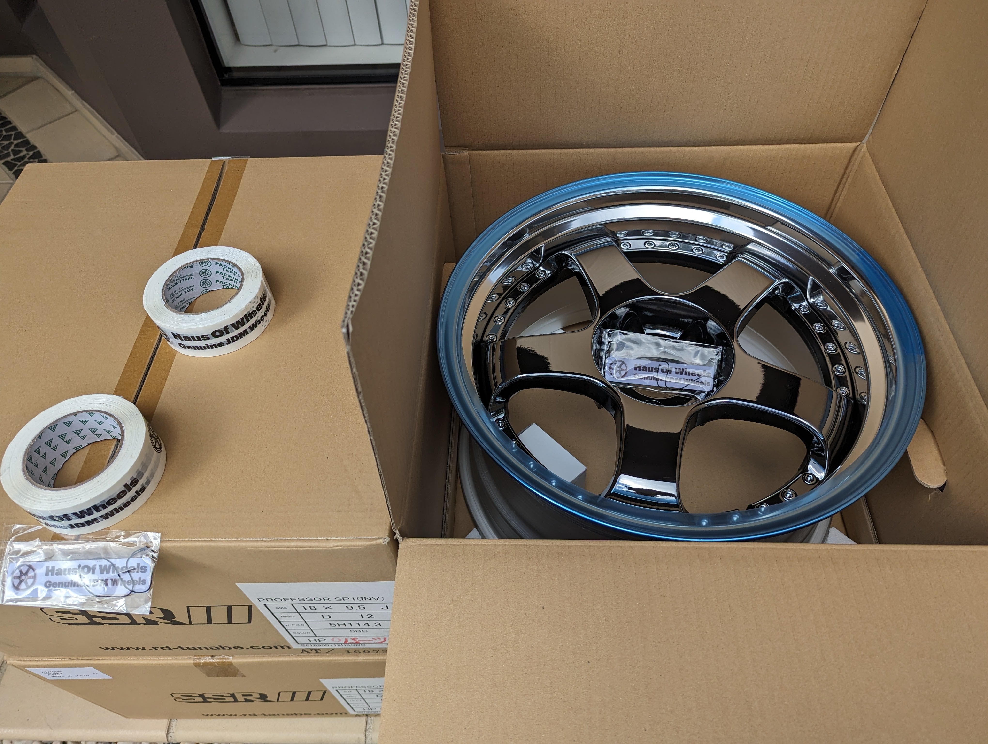 SSR SP1 (SBC - Chrome) - 3 Piece Wheels