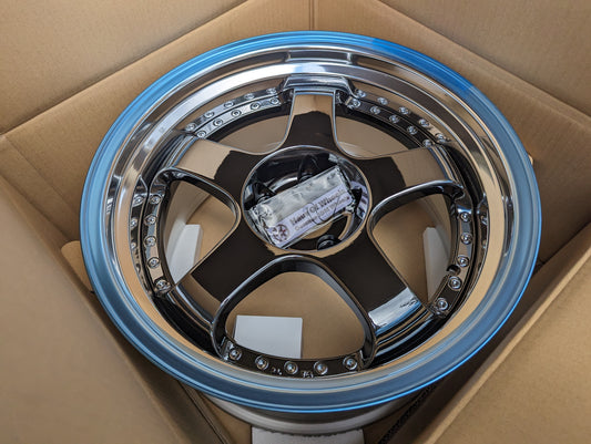 
SSR SP1 (SBC - Chrome) - 3 Piece Wheels