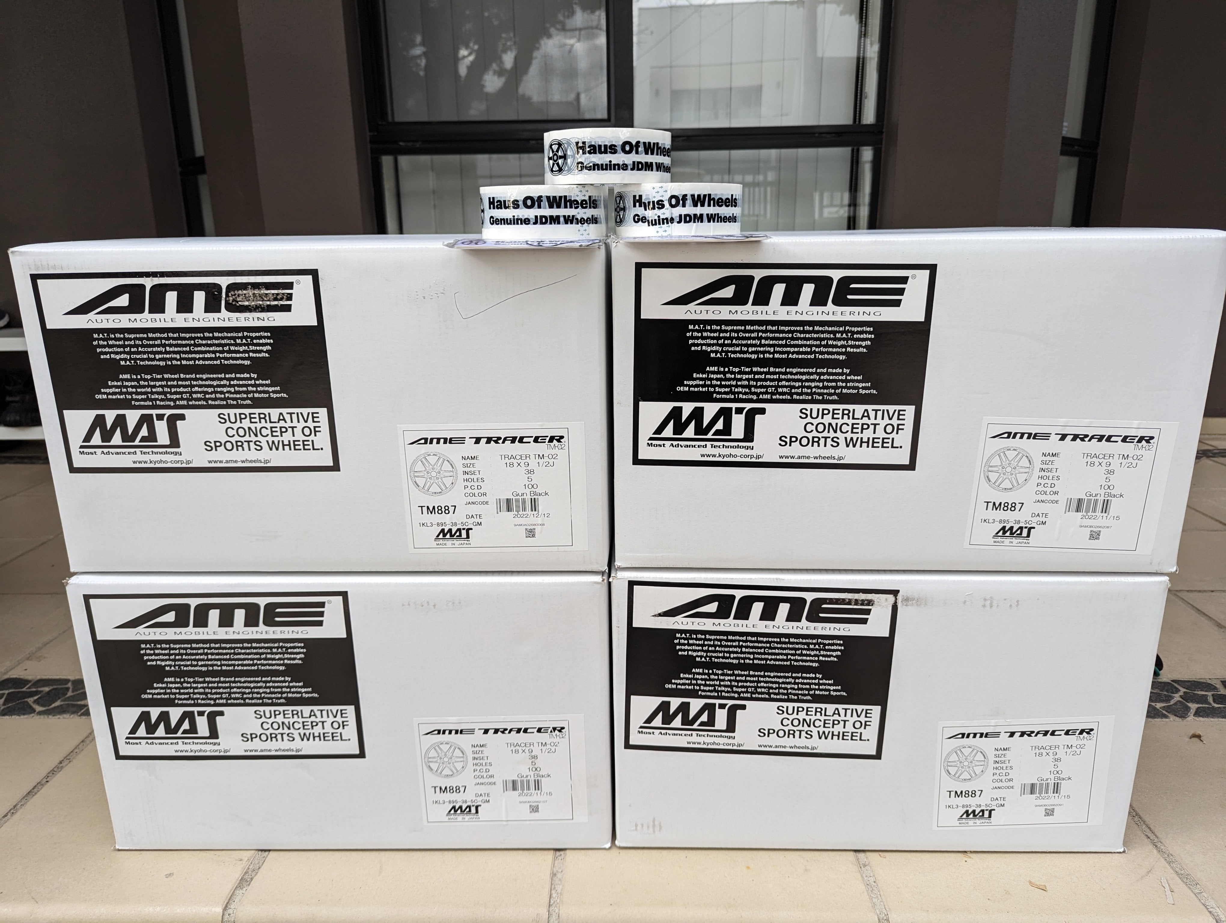 AME (Engineered By Enkei) Tracer TM02 (Gunblack)