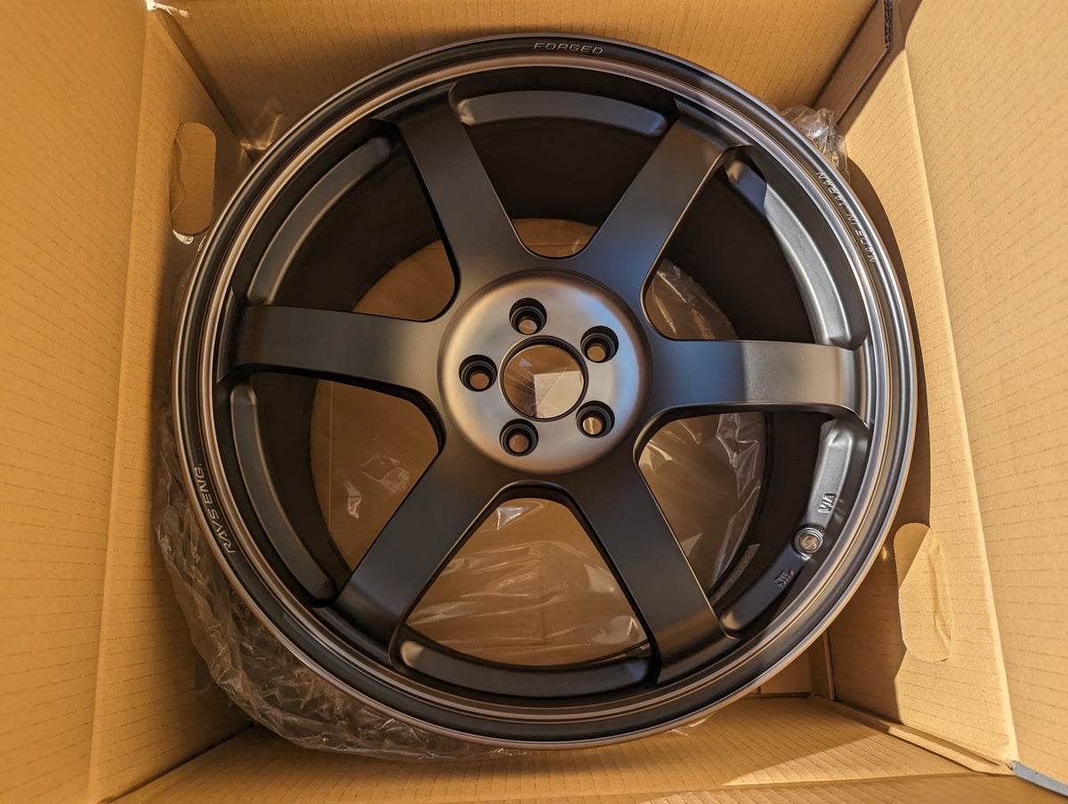 Rays Volk Racing TE37 Saga SL M-Spec Pressed Black | 5x100 | 18x9.5 +40 | Pre-Order