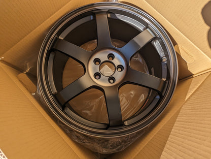 Rays Volk Racing TE37 Saga SL M-Spec Pressed Black | 5x100 | 18x9.5 +40 | Pre-Order