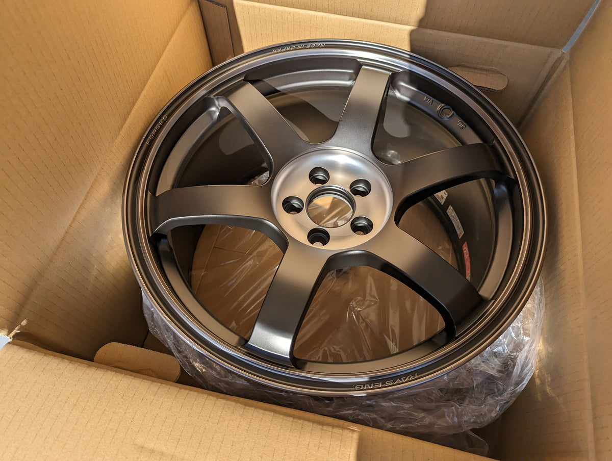 Rays Volk Racing TE37 Saga SL M-Spec Pressed Black | 5x100 | 18x9.5 +40 | Pre-Order