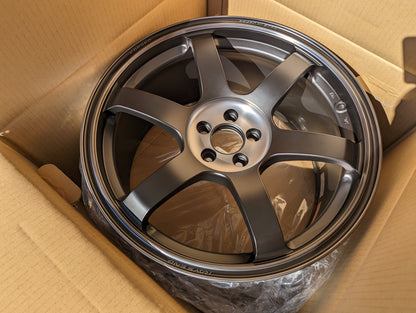 Rays Volk Racing TE37 Saga SL M-Spec Pressed Black | 5x100 | 18x9.5 +40 | Pre-Order