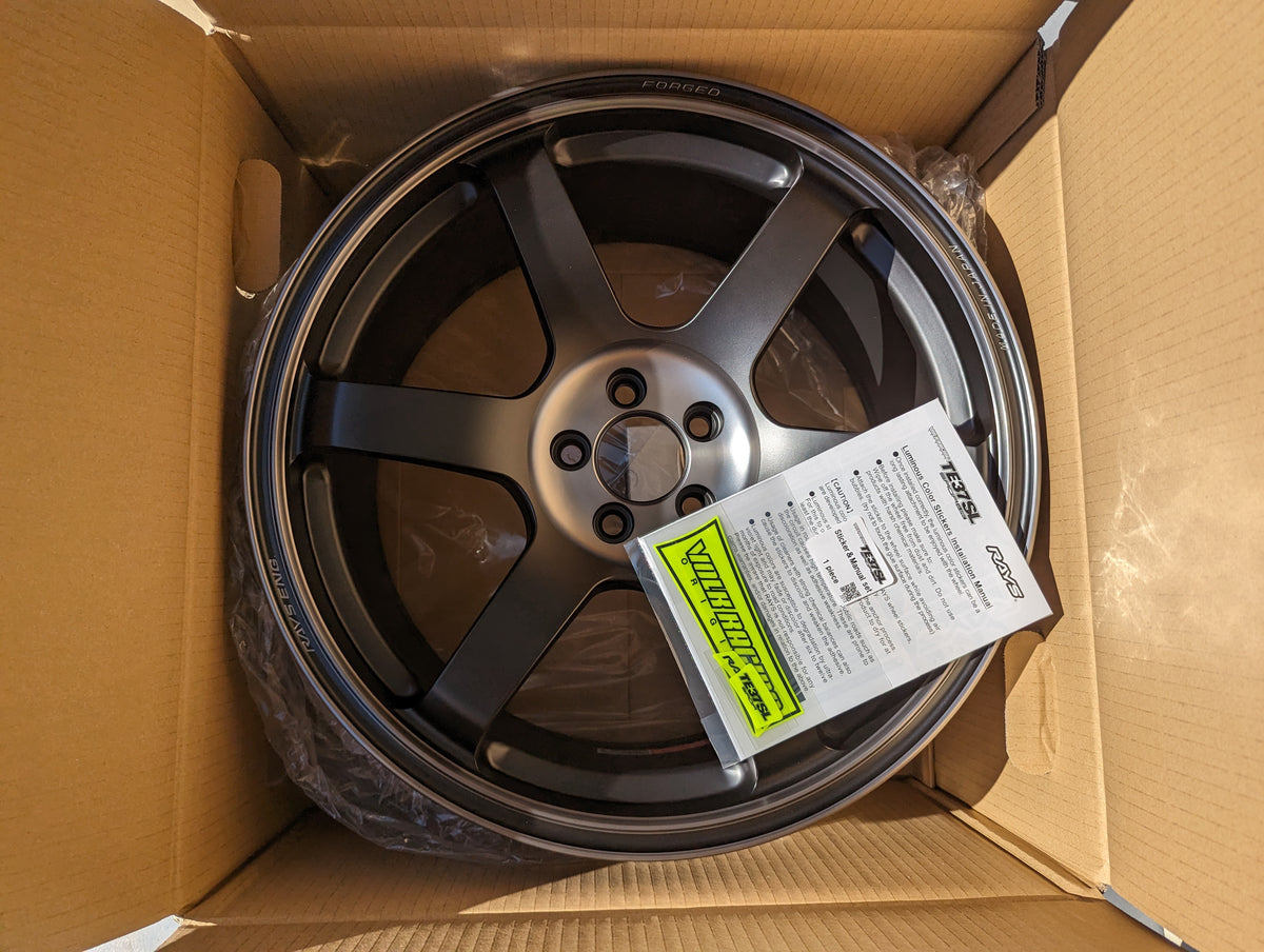 Rays Volk Racing TE37 Saga SL M-Spec Pressed Black | 5x100 | 18x9.5 +40 | Pre-Order