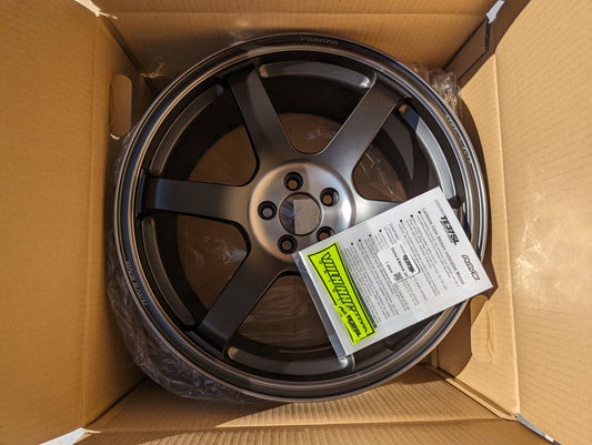 Rays Volk Racing TE37 Saga SL M-Spec Pressed Black | 5x100 | 18x9.5 +40 | Pre-Order