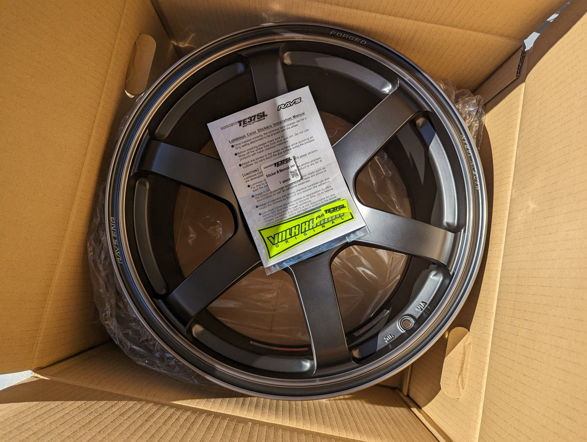 Rays Volk Racing TE37 Saga SL M-Spec Pressed Black | 5x100 | 18x9.5 +40 | Pre-Order