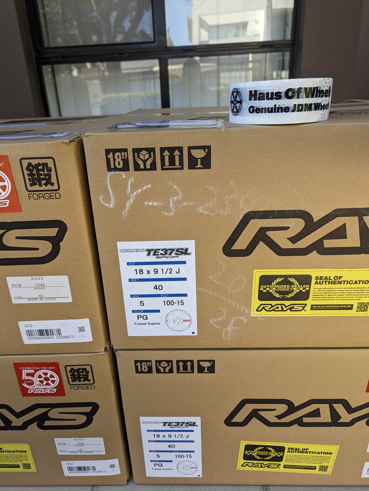 RAYS Volk Racing TE37 Saga SL Pressed Graphite | 5x100 | 18x9.5 +40 – product photo 4