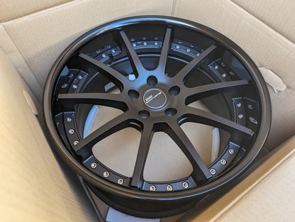 SSR Executor CV01 Triple Black | 5x114.3 | 19x10.5 +18 | New