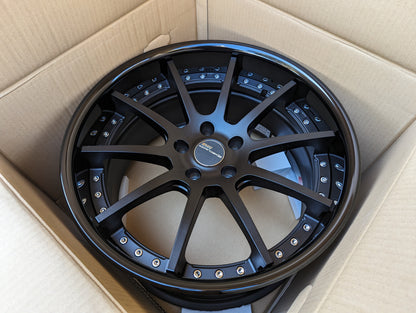SSR Executor CV01 Triple Black | 5x114.3 | 19x10.5 +18 | New