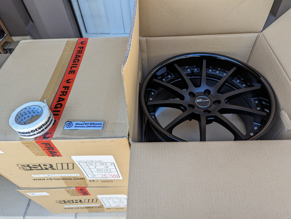 SSR Executor CV01 Triple Black | 5x114.3 | 19x10.5 +18 | New