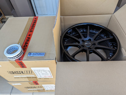 SSR Executor CV01 Triple Black | 5x114.3 | 19x10.5 +18 | New