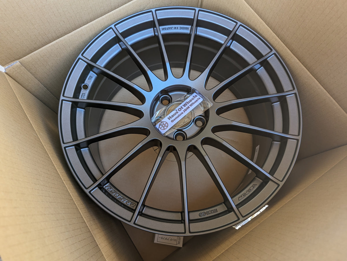 Enkei RS05RR Dark Gunmetal Gray | 5x100 | 18x8.5 +42 | New