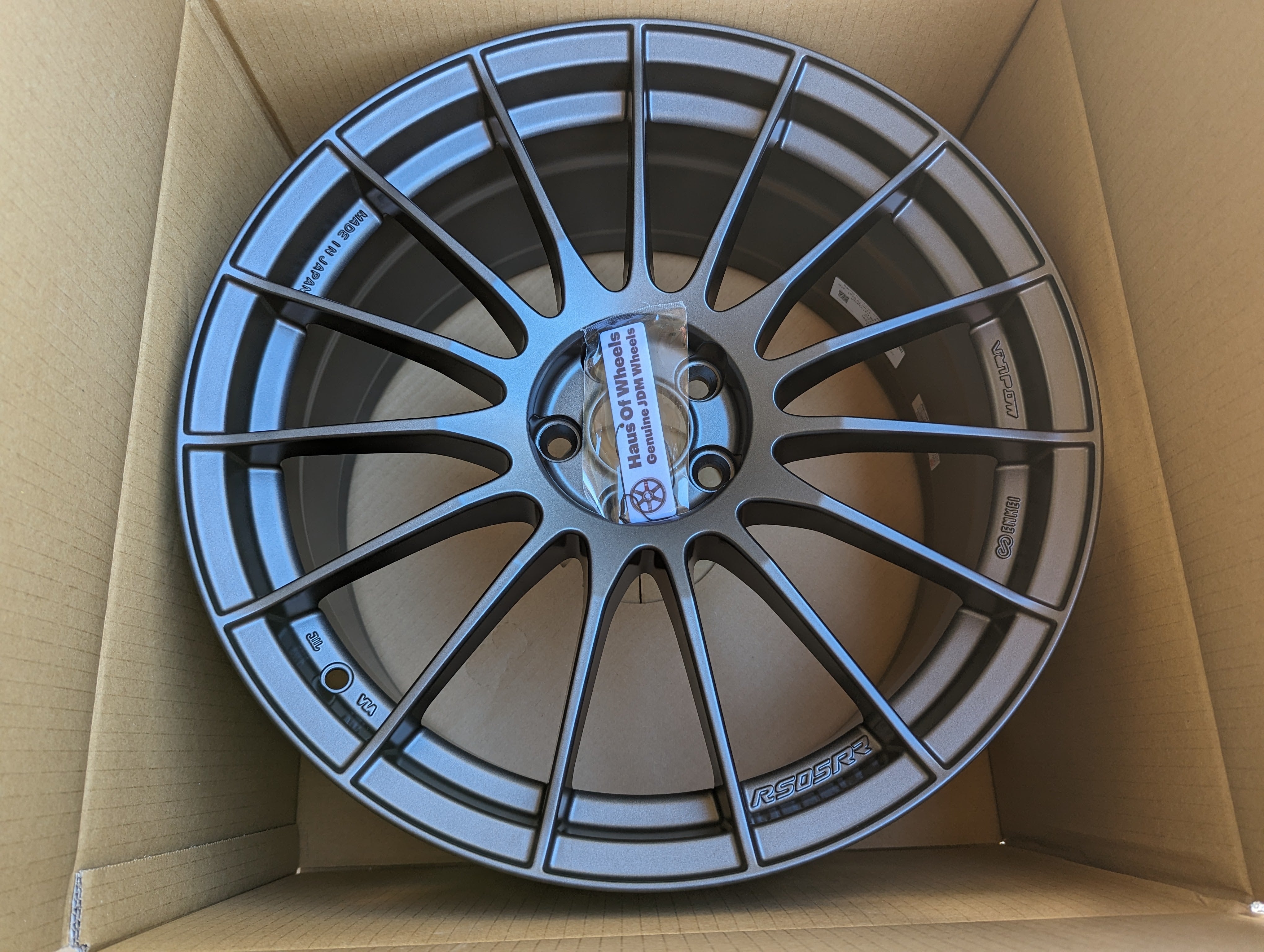 Enkei RS05RR with Genuine Enkei Center Caps - 5x100 - 18x8.5 +42