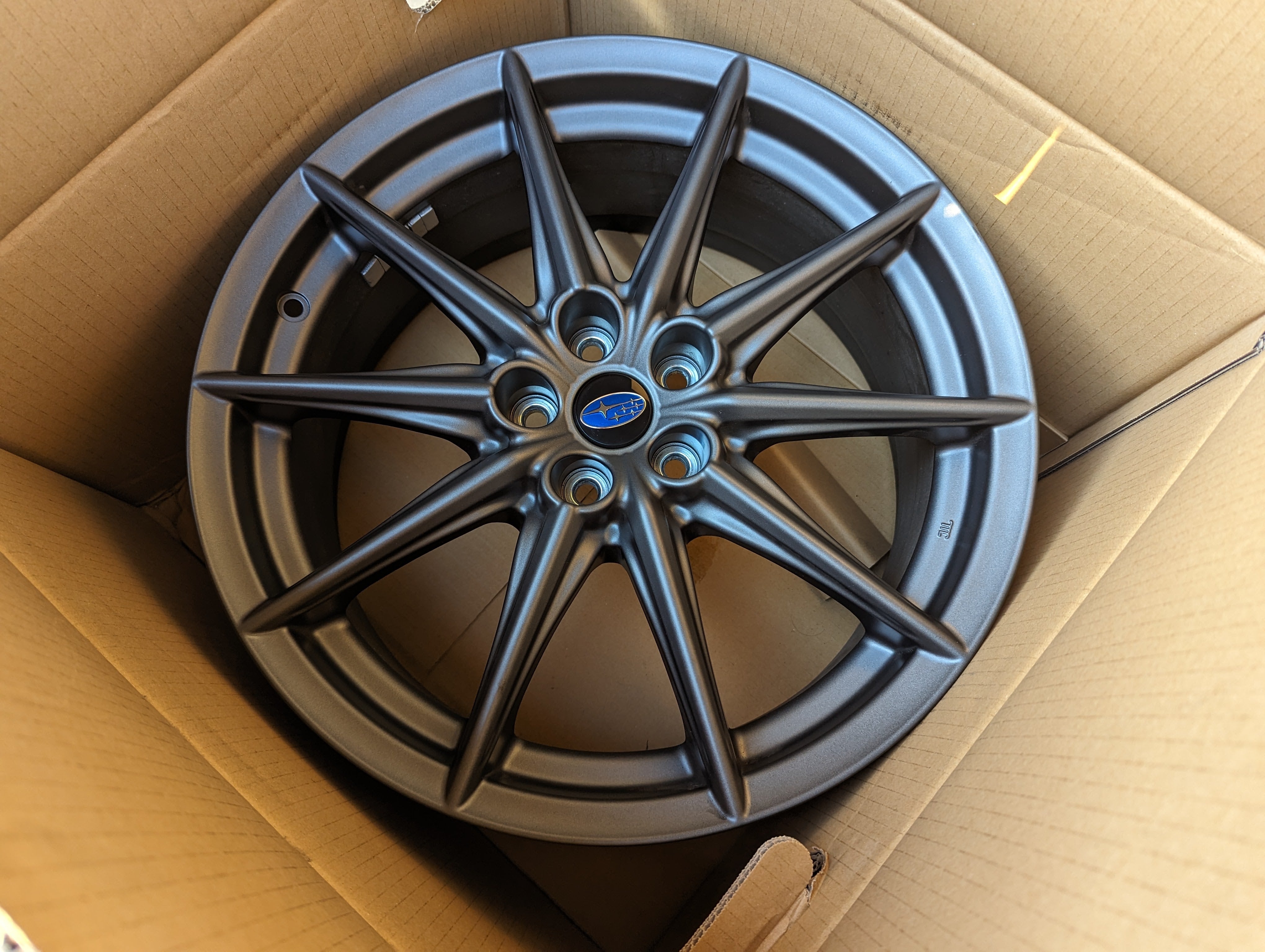 Subaru BRZ S Wheels with Genuine Subaru Center Caps