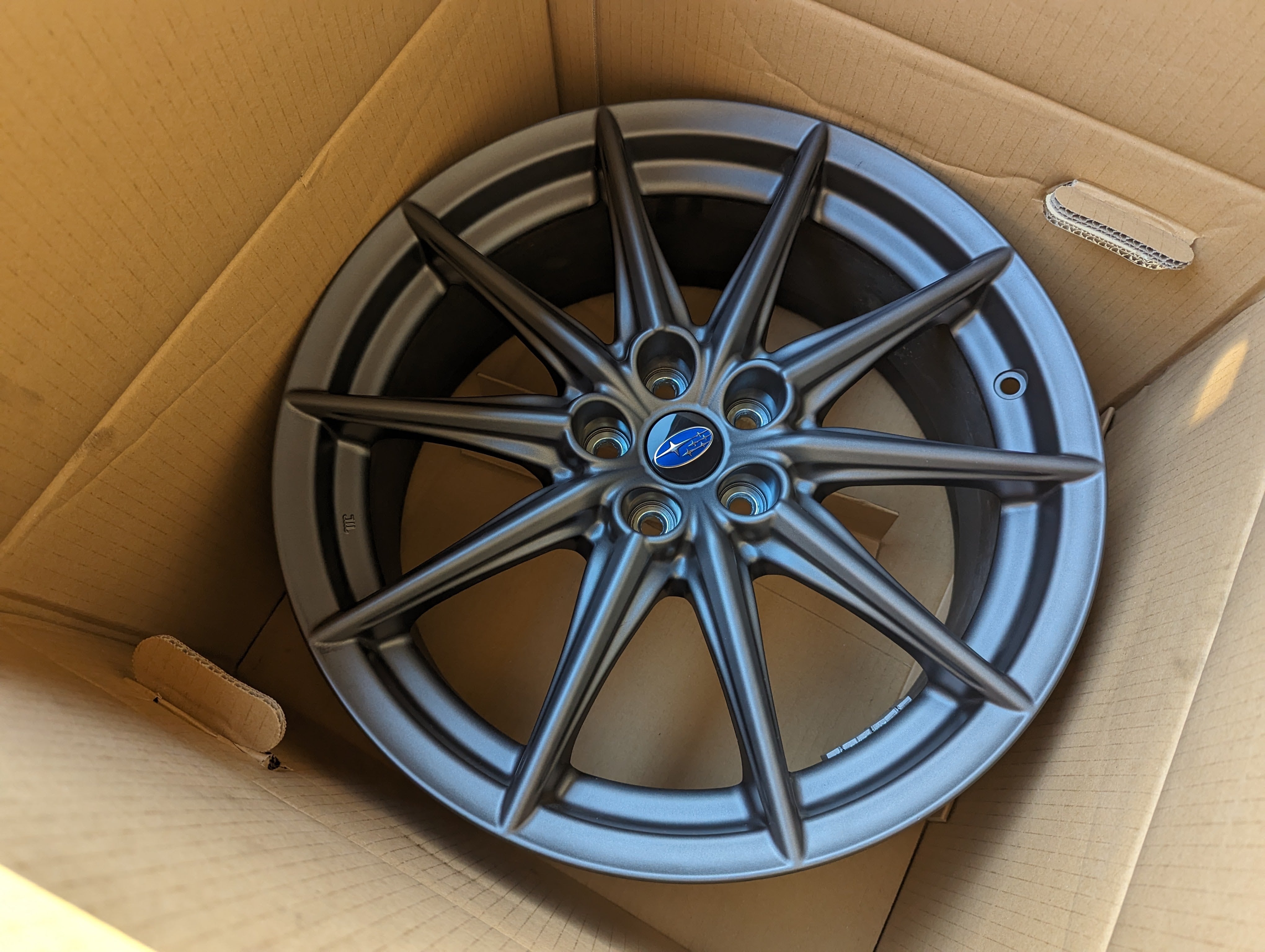 Subaru BRZ S Wheels with Genuine Subaru Center Caps