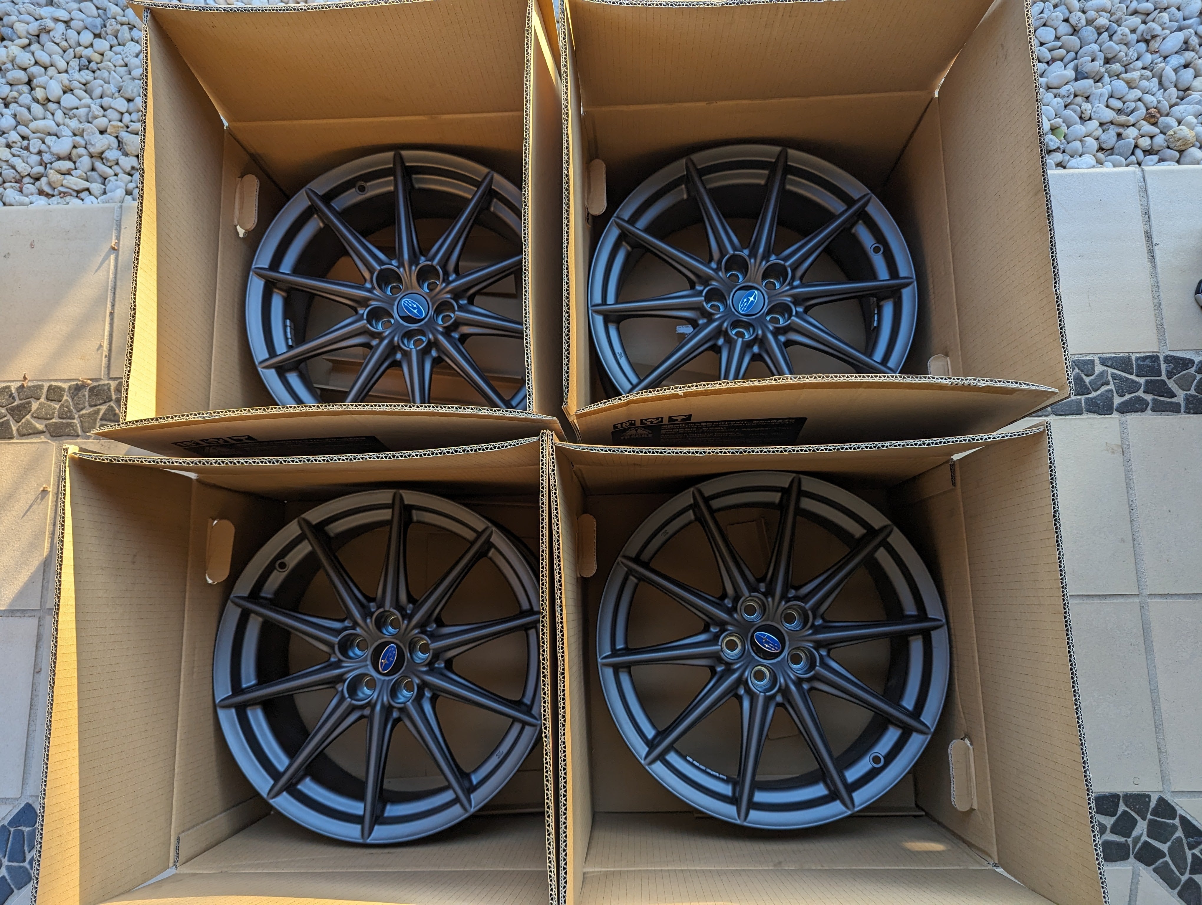 Subaru BRZ S Wheels with Genuine Subaru Center Caps