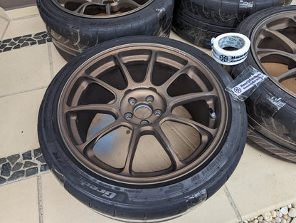 Rays Volk Racing ZE40 (Bronze) - 5x100 - F: 18x9.5 +43 - R: 18x10 +40