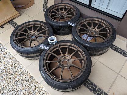Rays Volk Racing ZE40 (Bronze) - 5x100 - F: 18x9.5 +43 - R: 18x10 +40