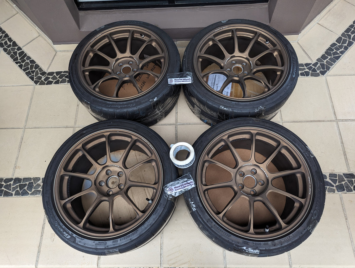 Rays Volk Racing ZE40 (Bronze) - 5x100 - F: 18x9.5 +43 - R: 18x10 +40