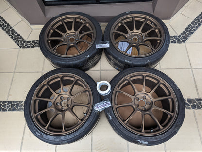 Rays Volk Racing ZE40 (Bronze) - 5x100 - F: 18x9.5 +43 - R: 18x10 +40