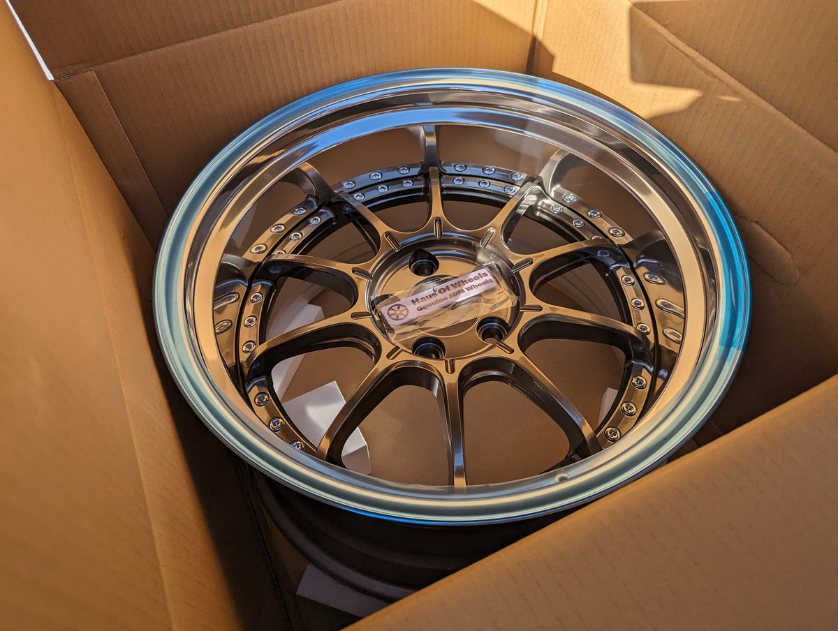 SSR SP5 High Metal Bronze | 5x114.3 | F: 18x9.5 +12 / R: 18x10.5 +18 | New | 3 Piece – product photo 9