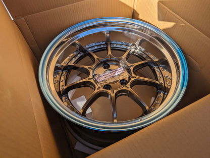 SSR SP5 High Metal Bronze | 5x114.3 | F: 18x9.5 +12 / R: 18x10.5 +18 | New | 3 Piece – product photo 9