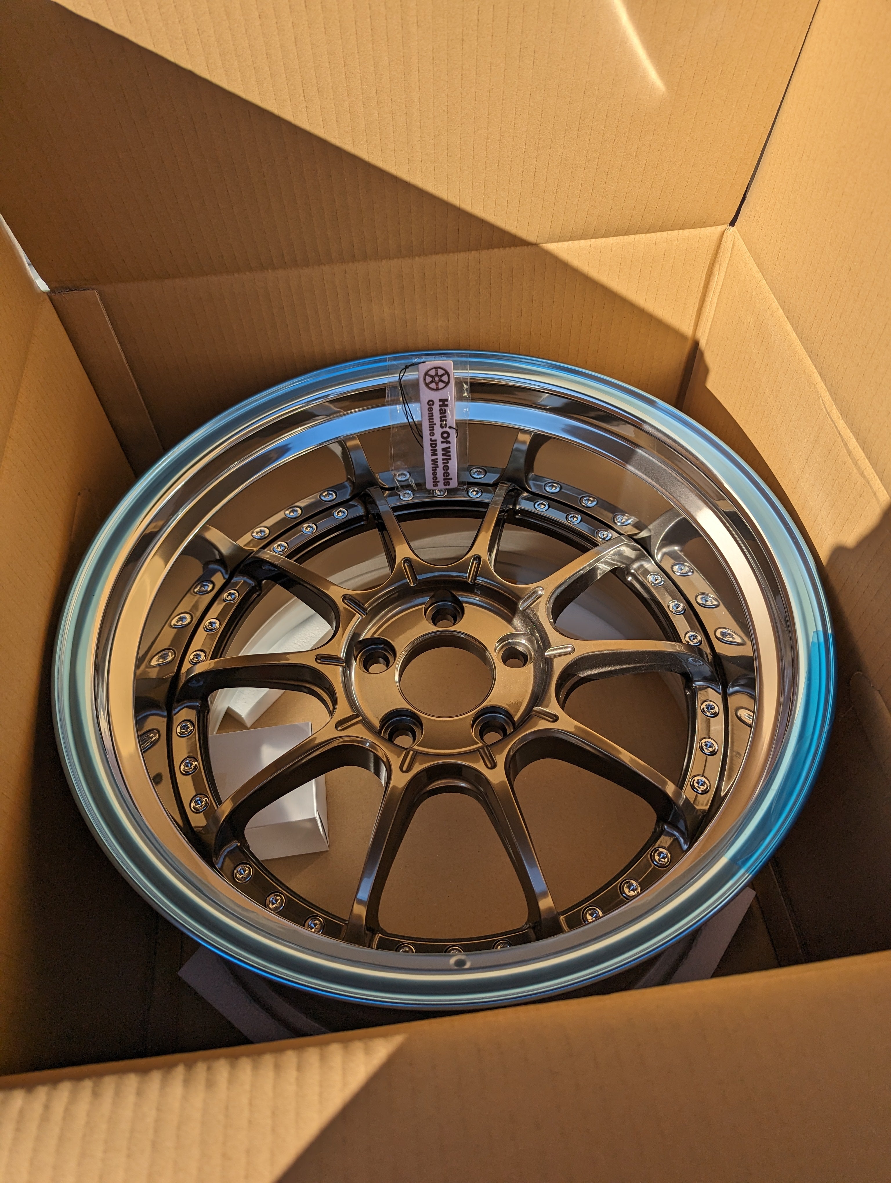 *Brand New* SSR SP5 (High Metal Bronze) - 3 Piece Wheels - 5x114.3 - F: 18x9.5 +12 (Deep Dish)  - R: 18x10.5 +18 (Ultra Deep DIsh)