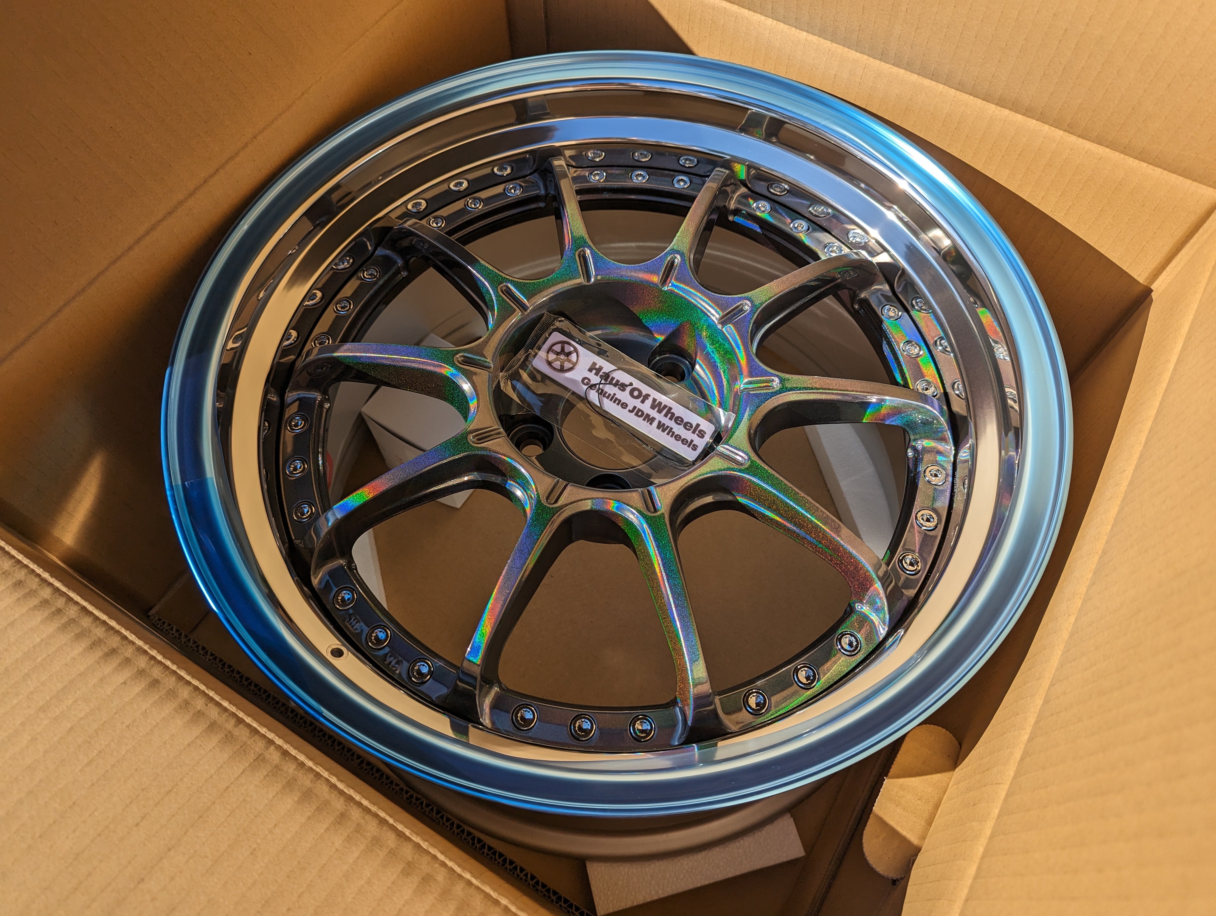 *Brand New* SSR SP5 (Spectrum Silver) - 3 Piece Wheels - 5x114.3 - 18x ...