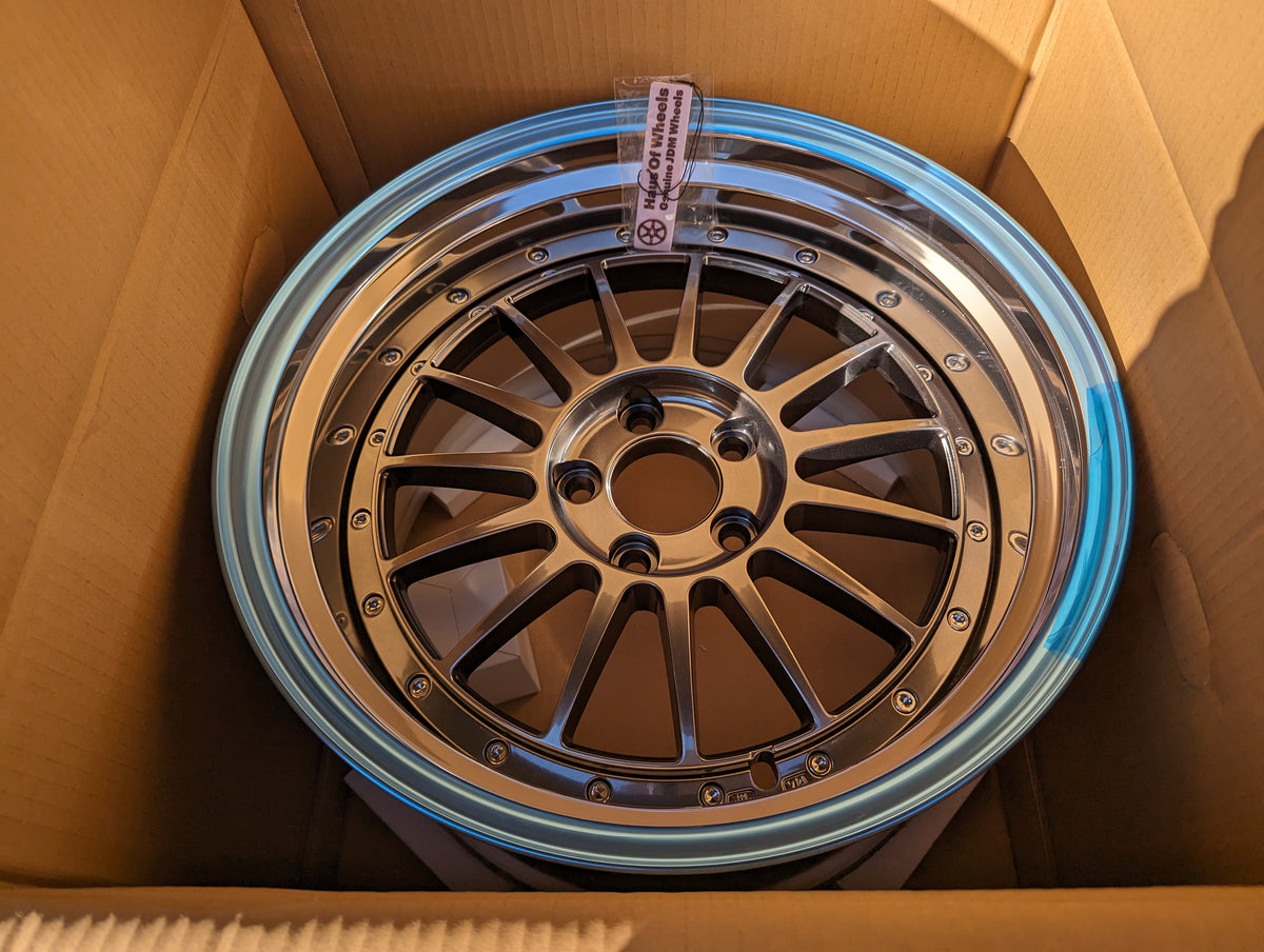 SSR TF1 Titan Silver | 5x114.3 | F: 18x9.5 +12 / R: 18x10.5 +18 | New | 3 Piece – product photo 5