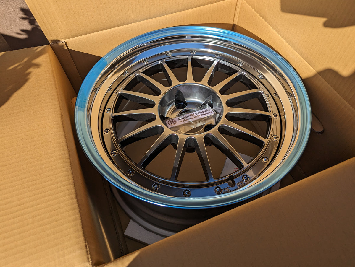 SSR TF1 Titan Silver | 5x114.3 | F: 18x9.5 +12 / R: 18x10.5 +18 | New | 3 Piece – product photo 8
