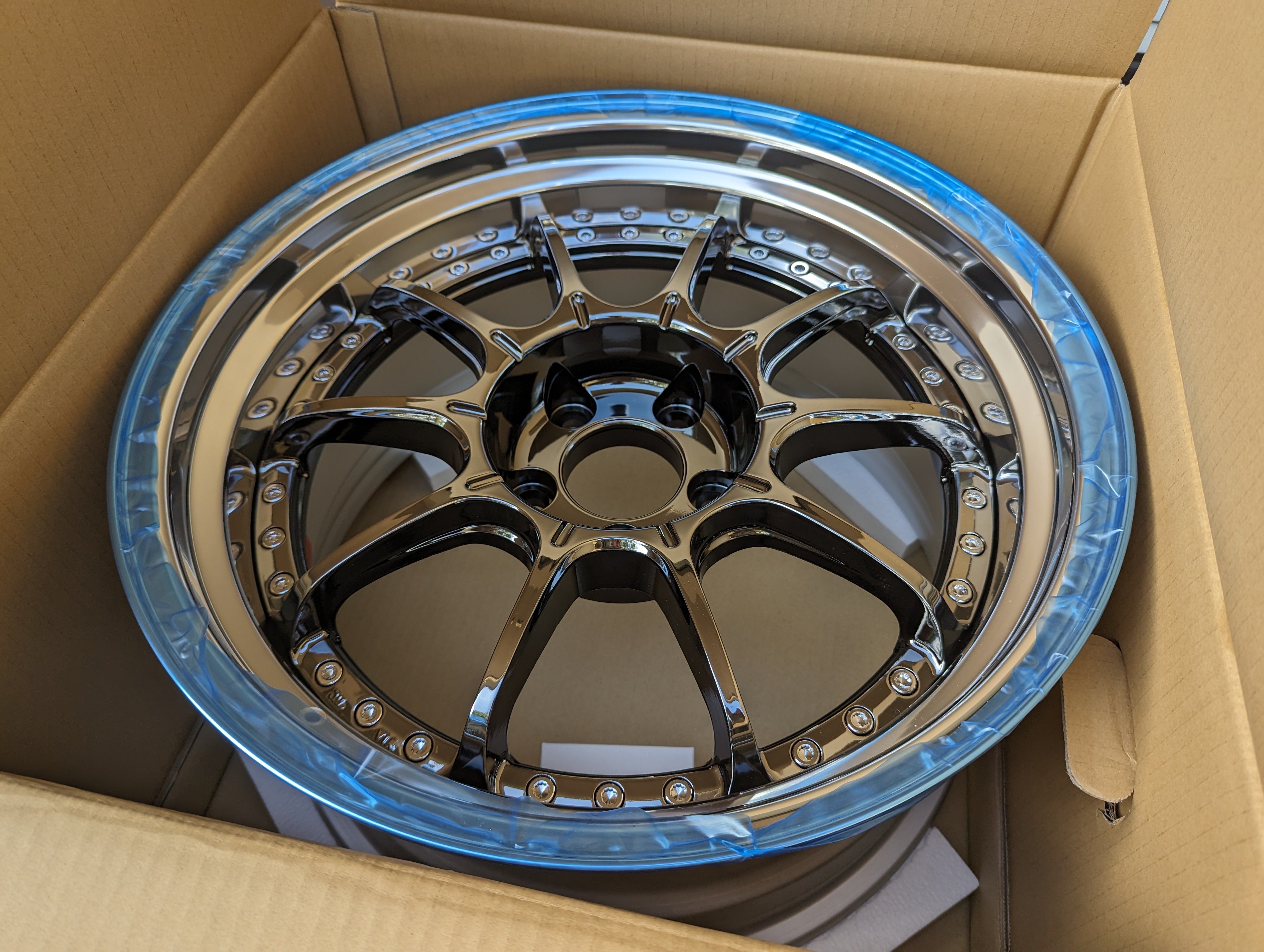 Ssr Rims 18 *Brand New* SSR SP5 (SBC - Chrome) - 3 Piece Wheels - F: 18x9.5 +12 (D ...