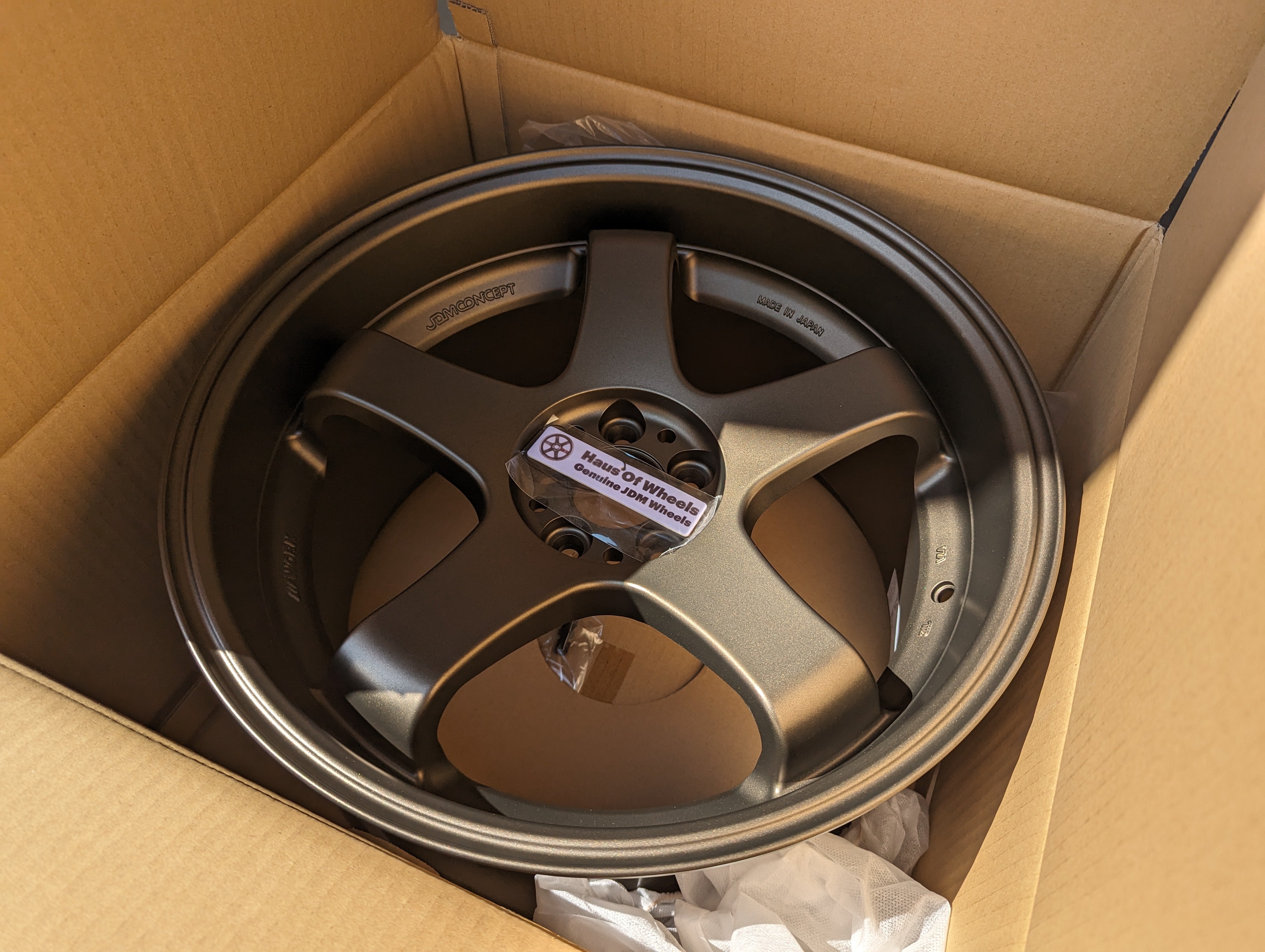 *Brand New* Work Emotion GT5 (Bronze) with Genuine Work GT5 Stickers - 5x100 - 18x10 +38 (Deep Dish and Concave)