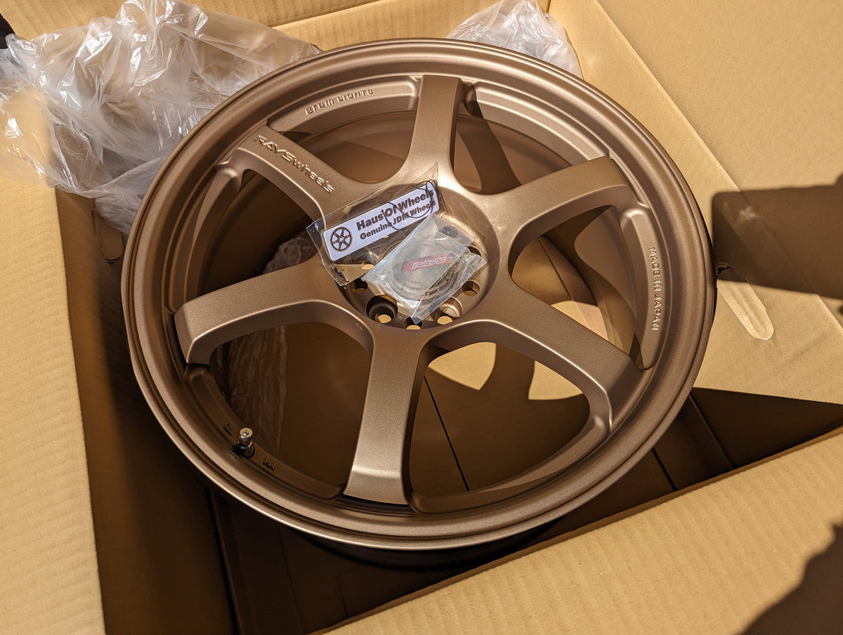 Rays Gram Lights 57 DR Bronze | 5x100 | 18x8.5 +37 | New | Limited Edition | Discontinued