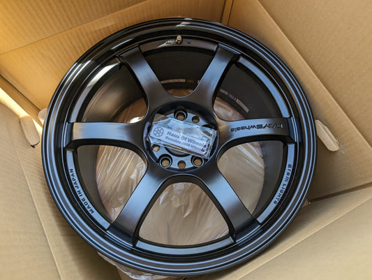 RAYS 57DR Semi Gloss Black 18x9.5 +38 5x114.3