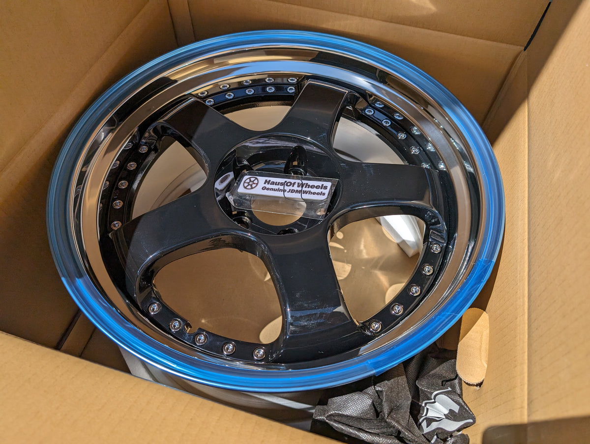 SSR SP1 Gloss Black | 5x114.3 | 18x9.5 +25 | New | 3 Piece – product photo 5