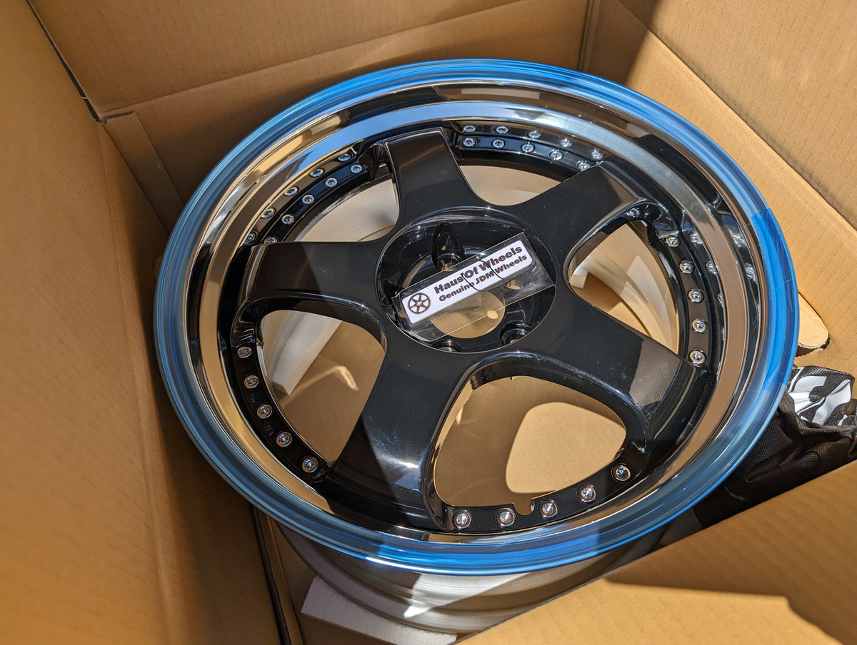 SSR SP1 Gloss Black | 5x114.3 | 18x9.5 +25 | New | 3 Piece – product photo 6