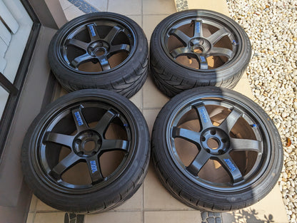 *Rare* RAYS Volk Racing TE37 OG with Near New Tyres - GTR Spec