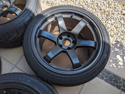 *Rare* RAYS Volk Racing TE37 OG with Near New Tyres - GTR Spec