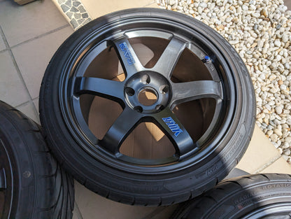 *Rare* RAYS Volk Racing TE37 OG with Near New Tyres - GTR Spec