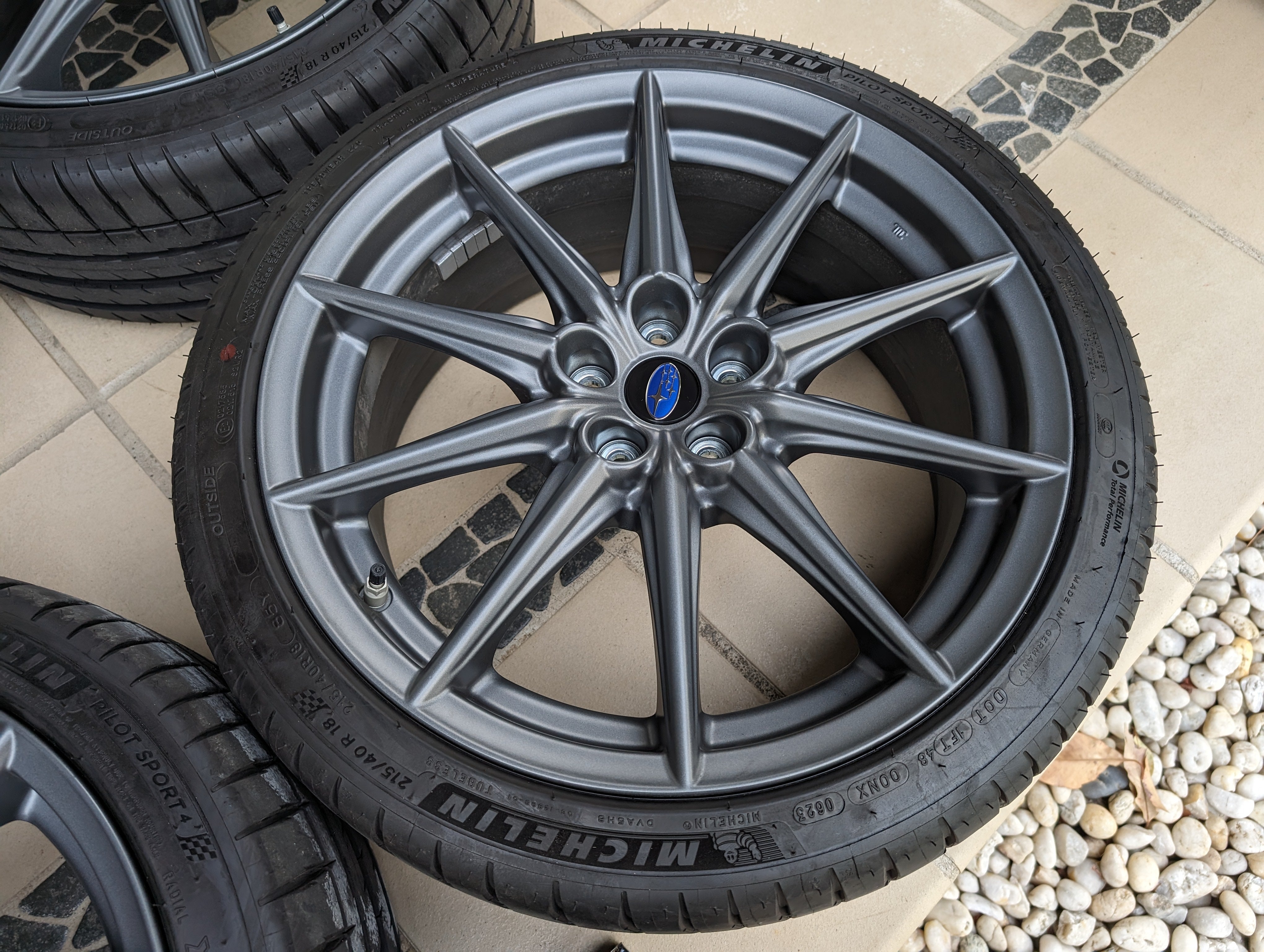 Stock Brz Rims Subaru BRZ S Wheels with Near New Michelin PS4 Tyres and Genuine Subar ...