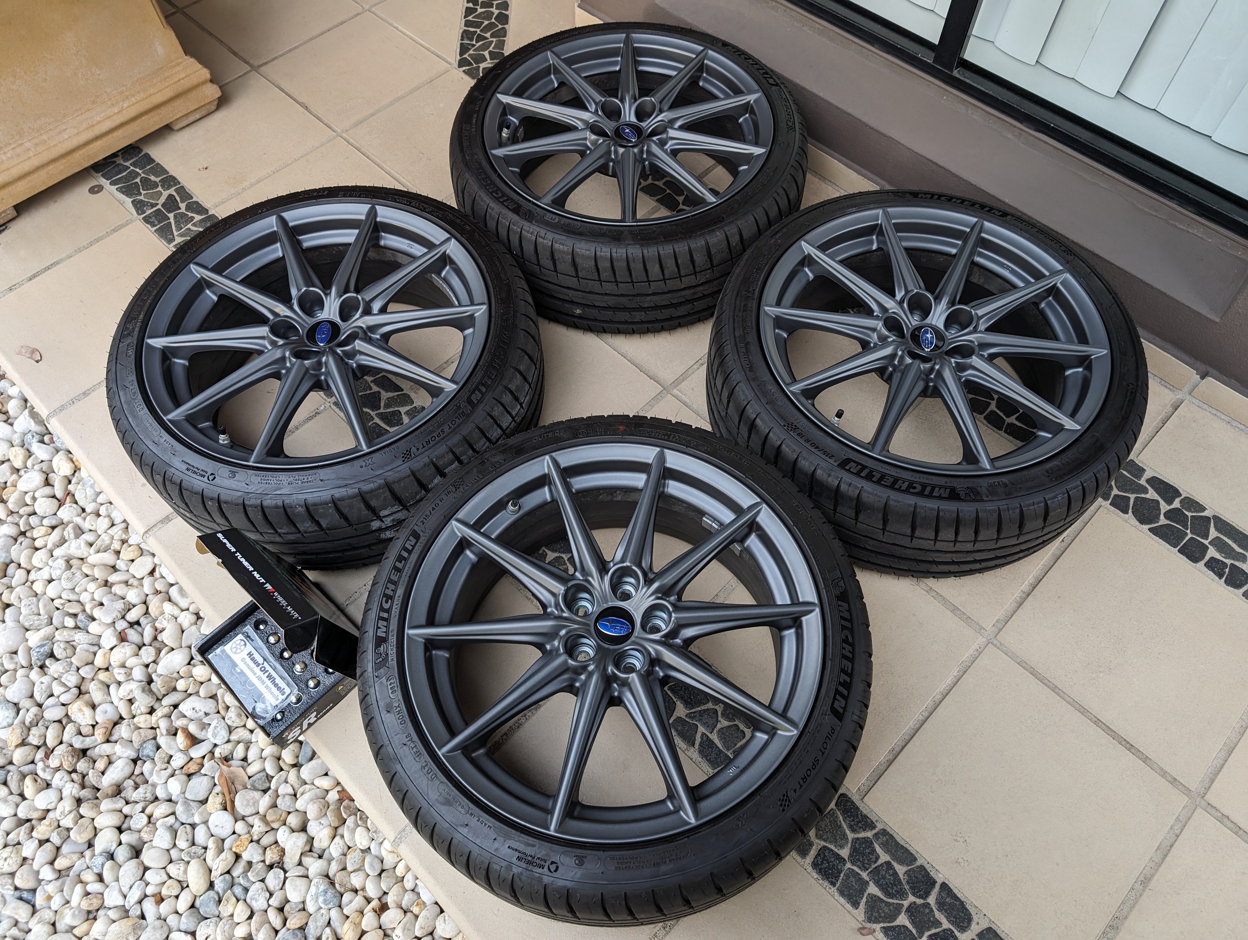 Subaru BRZ S Wheels with Near New Michelin PS4 Tyres and Genuine Subar ...