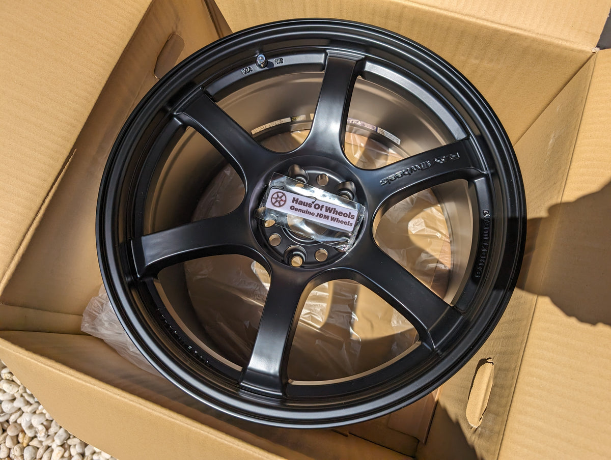 Rays Gram Lights 57 DR Semi Gloss Black | 5x114.3 | 18x9.5 +22 | New | Discontinued