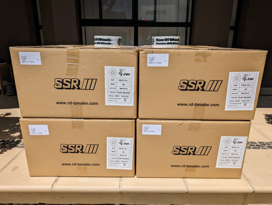 SSR GTX01 Flat Black | 5x114.3 | 18x9.5 +40 | New