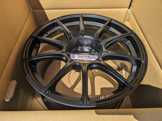 SSR GTX01 Flat Black | 5x114.3 | 18x9.5 +40 | New