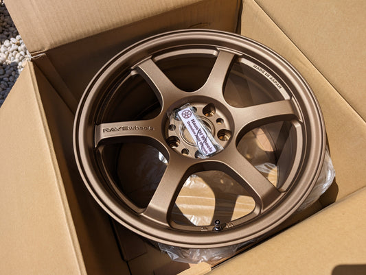RAYS Gram Lights 57DR Dark Bronze 17x9 +22 front wheel - HausofWheels