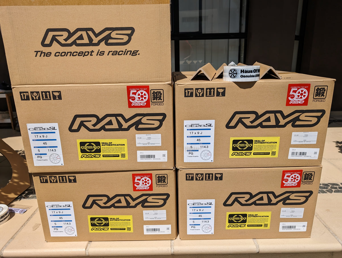 Rays Engineering Volk Racing CE28SL (Pressed Graphite)  - PCD 5x114.3 - 17x9 +45