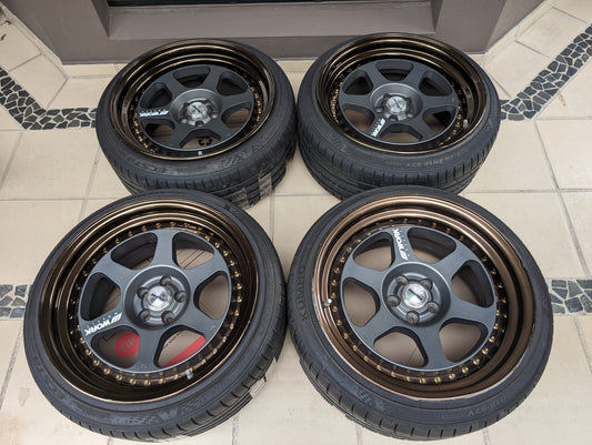 
Work Meister L13P (Gloss Bronze)  -PCD 5x100 - 18x9.5 +20 (O-Disk)